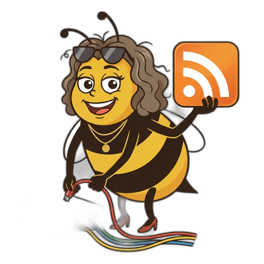 Bee connecting RSS feeds and sources